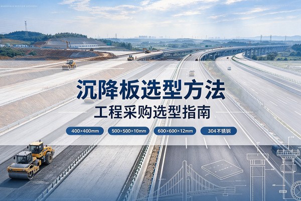 枣庄沉降板选择方法