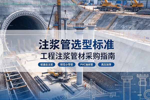 枣庄注浆管选型标准
