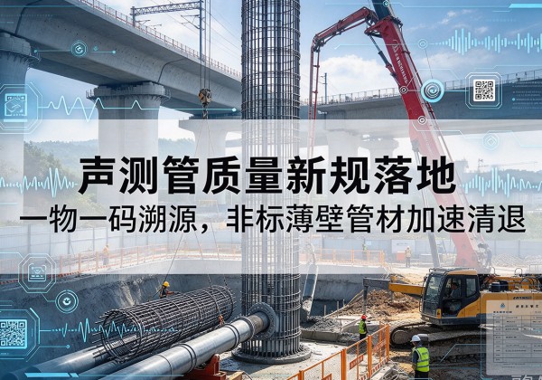 枣庄声测管质量新规落地，一物一码溯源，非标薄壁管材加速清退