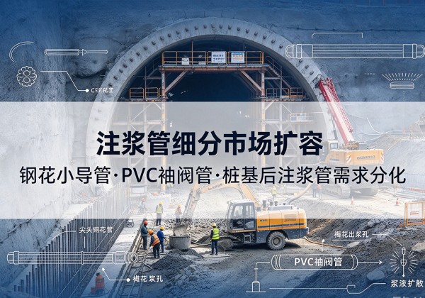 枣庄注浆管细分市场扩容，隧道钢花小导管、PVC 袖阀管、桩基后注浆管需求分化